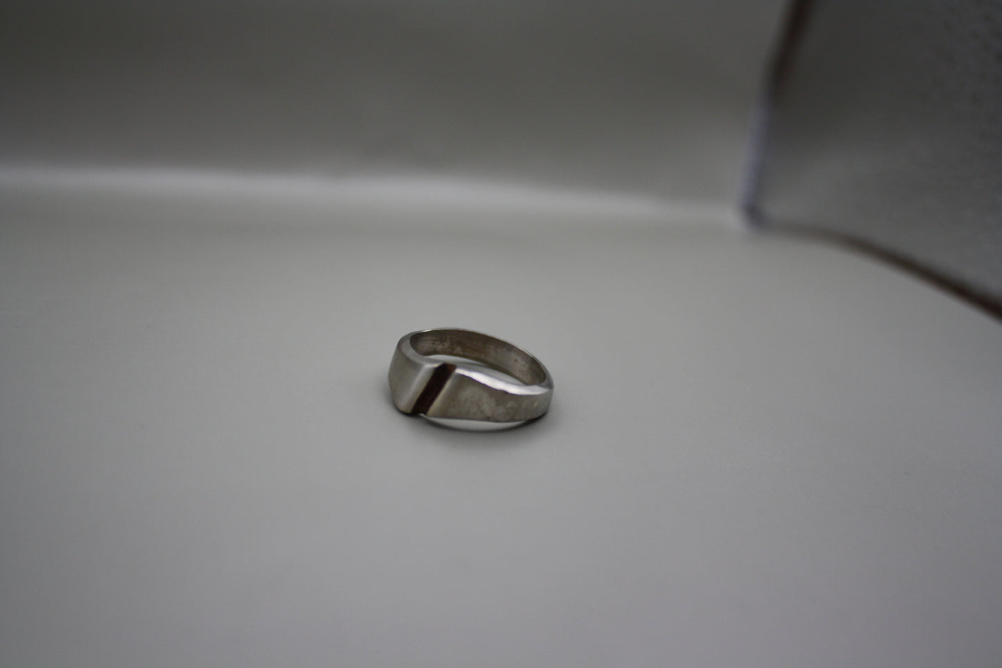 Vintage Mexico Minimal Sterling Silver Groove Ring