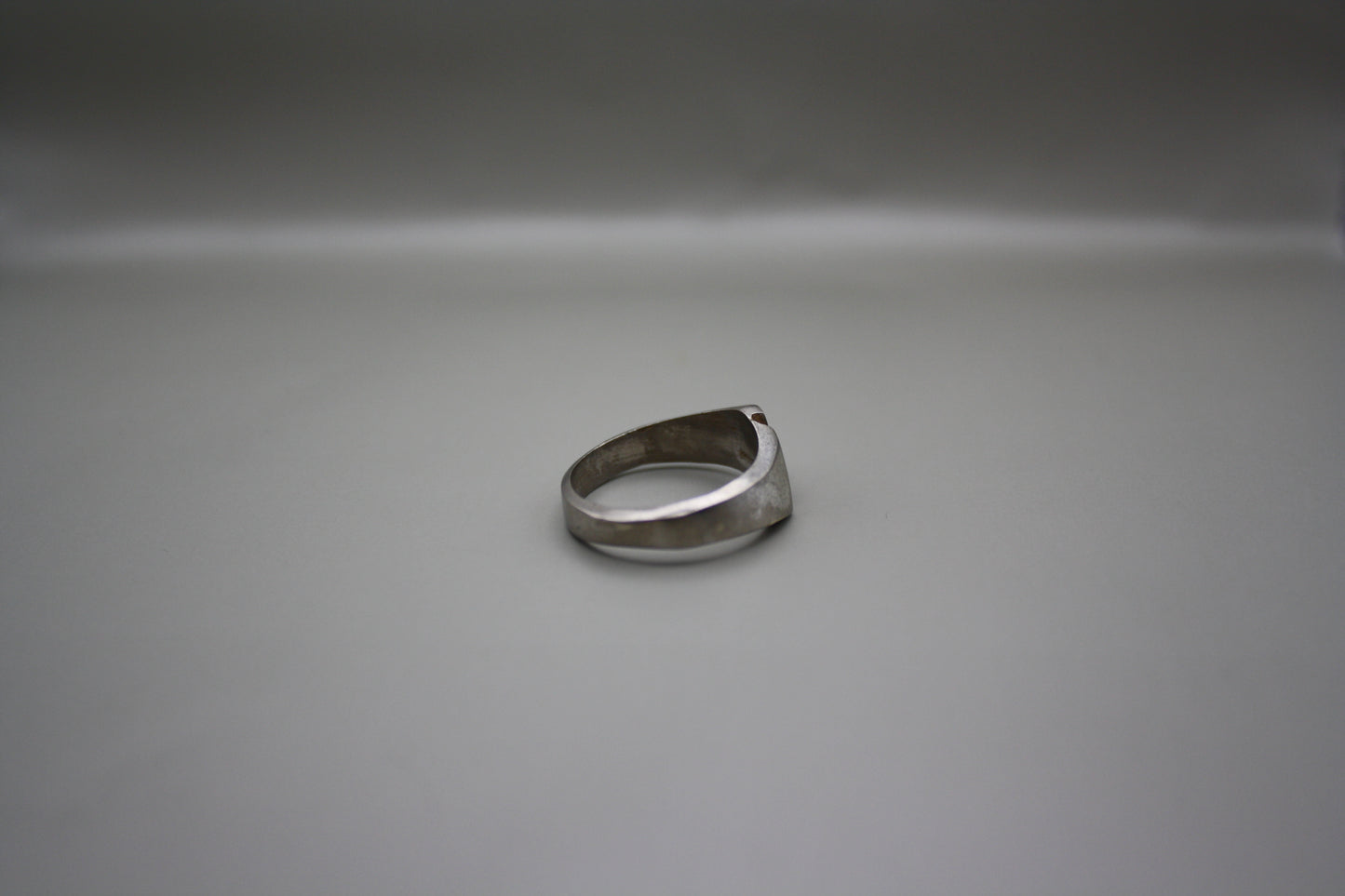 Vintage Mexico Minimal Sterling Silver Groove Ring
