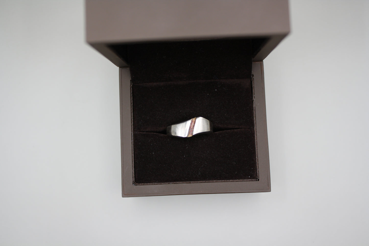 Vintage Mexico Minimal Sterling Silver Groove Ring