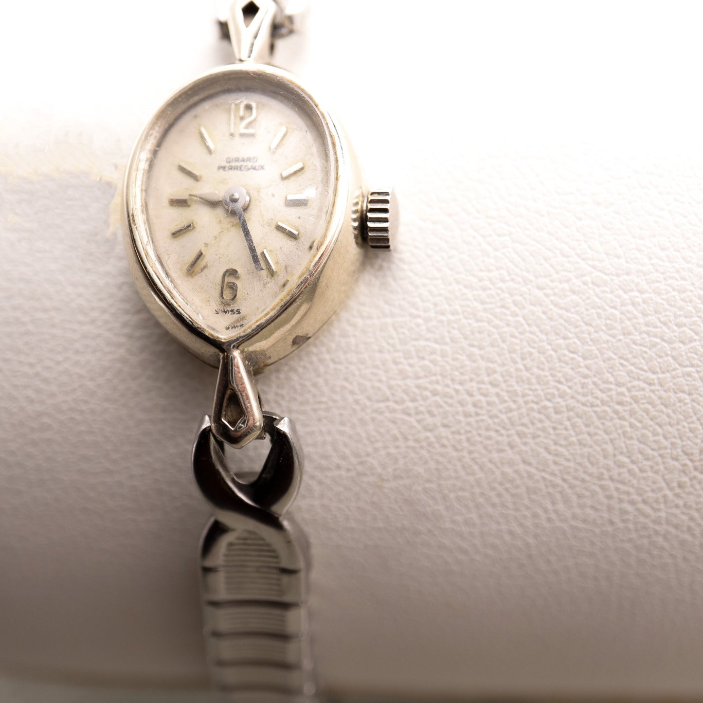 Antique Girard Perregaux 14K White Gold Ladies Wristwatch - Manual Wind