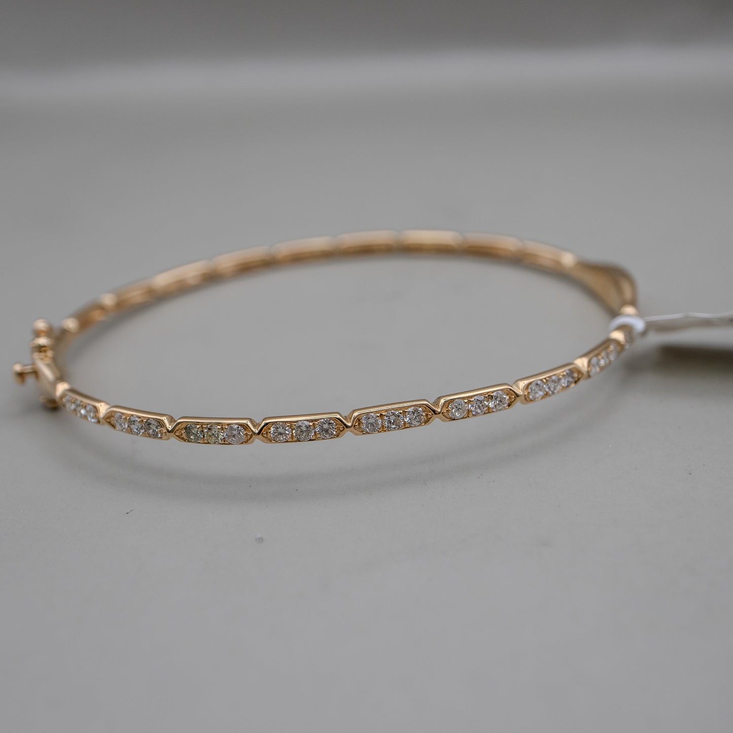 14K Yellow Gold Geometric Diamond Dangle Bracelet - 0.71Ctw