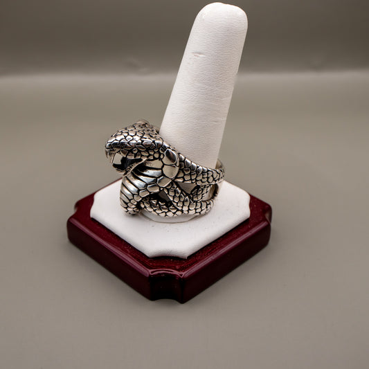 Sterling Silver Cobra Ring
