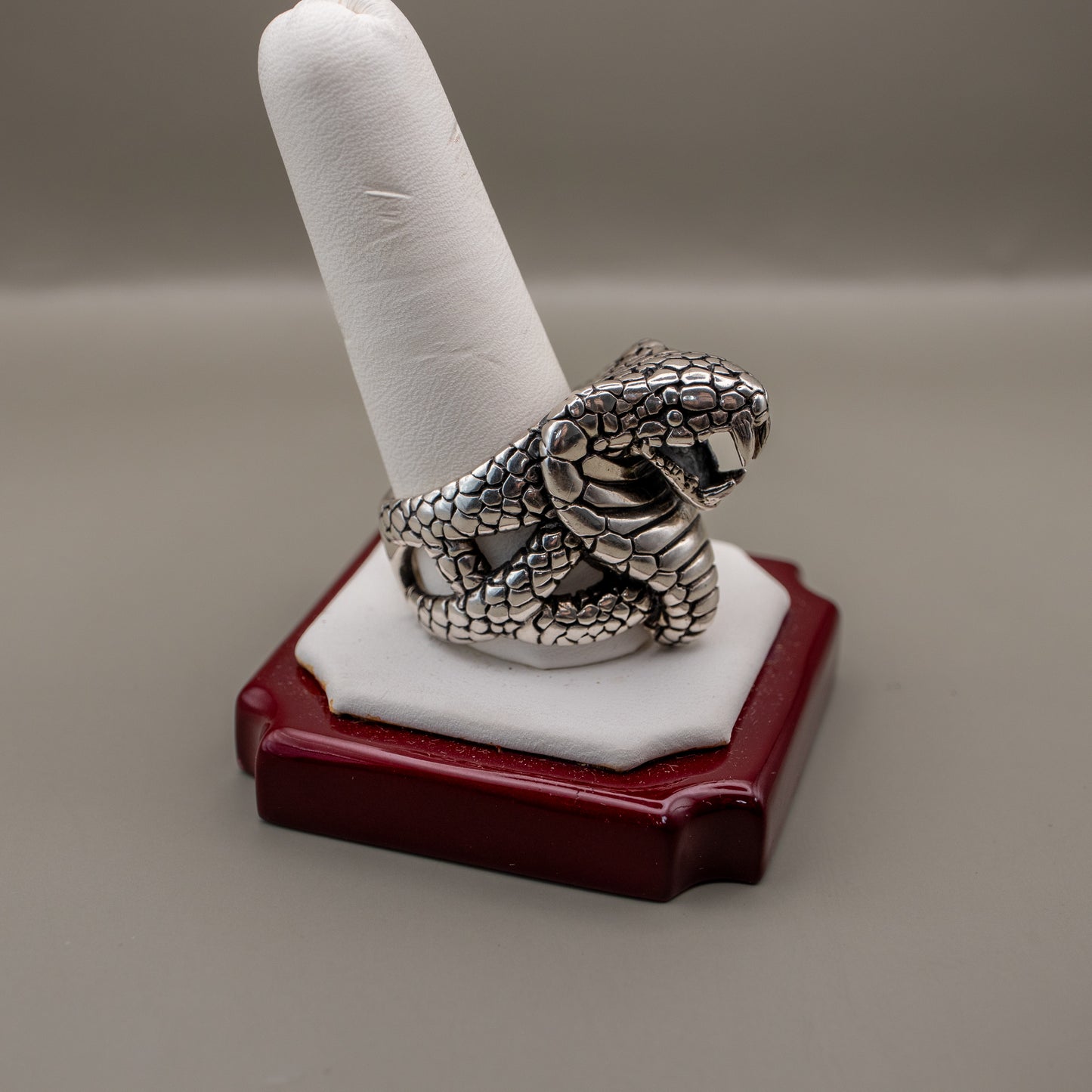 Sterling Silver Cobra Ring